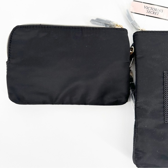 NWT  Victoria's Secret Bling Sequin LOVE Clutch Zip Pouch Wristlet Set - Picture 6 of 8